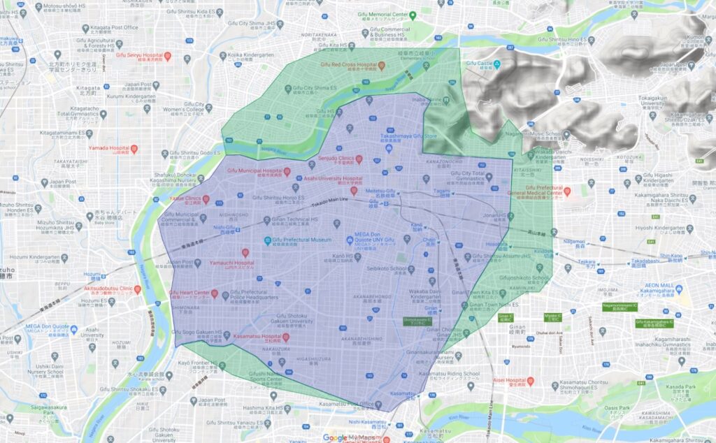 Uber Eats(ウーバーイーツ)が岐阜で開始！利用エリアと店舗情報。2021 